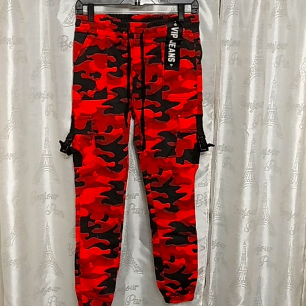 Juniors Cargo Camo Pants